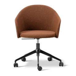 Fredericia Furniture Office Chairs*Gomo Armchair armchair swivel base 5-star, Myr 362-black Brown