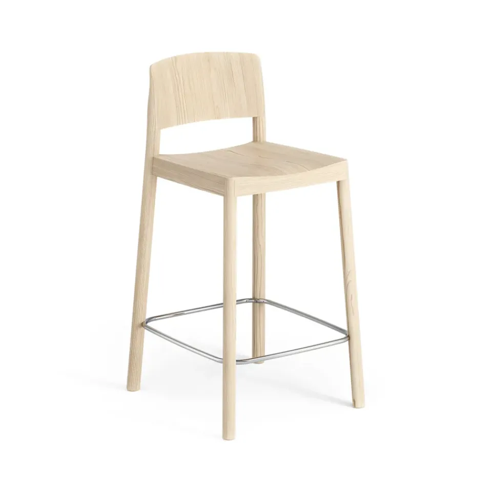 Swedese Bar Stools*Grace bar stool 63 cm, Ash laquered Beige