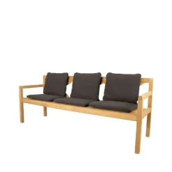 Cane-line Garden Sofas & Garden Benches*Grace 3-seater bench, Dark , teak Grey