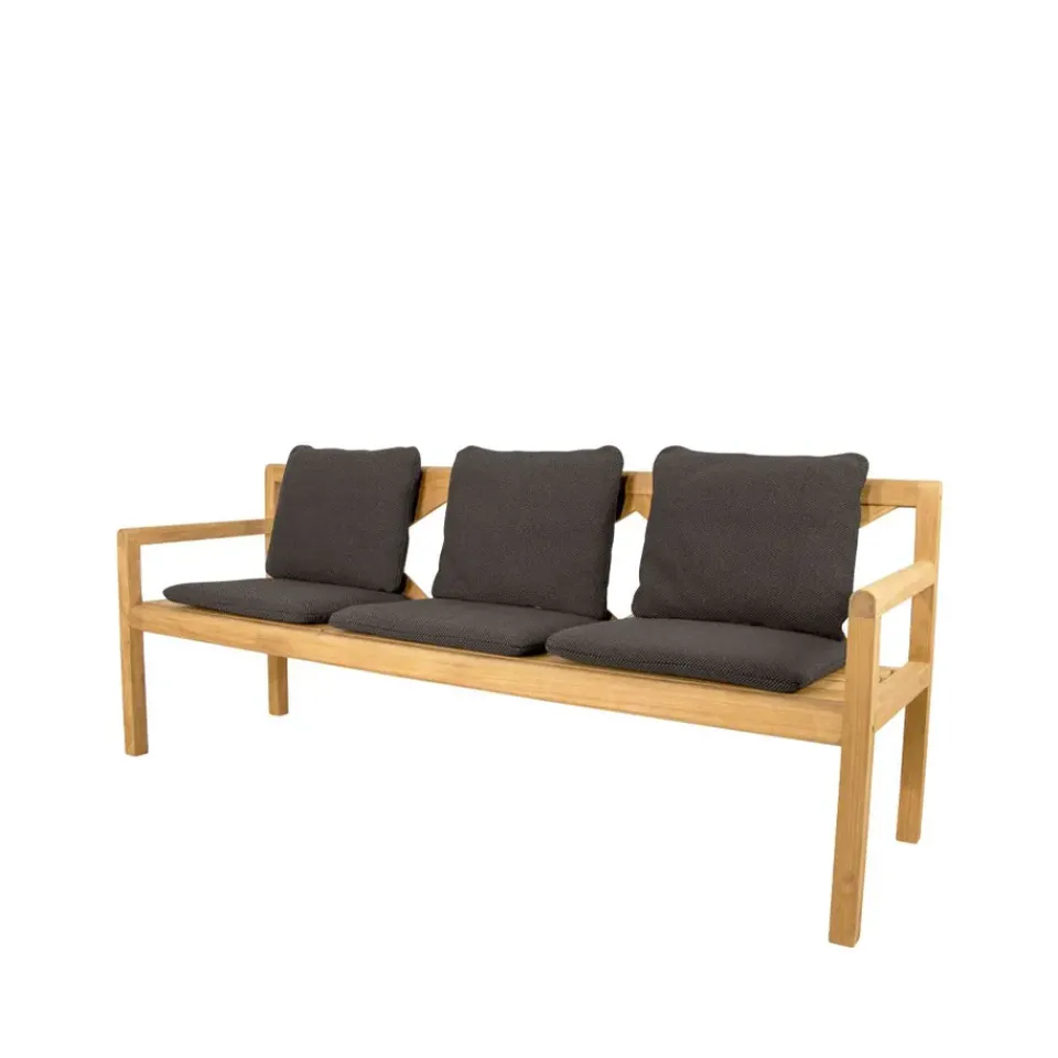 Cane-line Garden Sofas & Garden Benches*Grace 3-seater bench, Dark , teak Grey