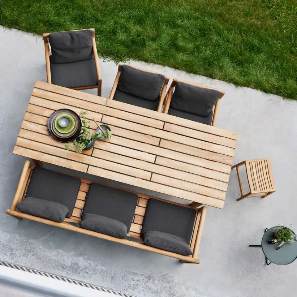 Cane-line Garden Sofas & Garden Benches*Grace 3-seater bench, Dark , teak Grey