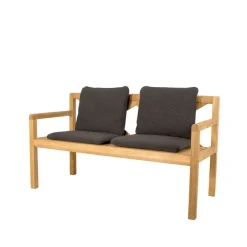 Cane-line Garden Sofas & Garden Benches*Grace 2-seater bench, Dark , teak Grey