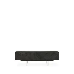 Ethnicraft Dressers & Sideboards|T.V & Media Units*Graphic media cabinet, 162 cm Black