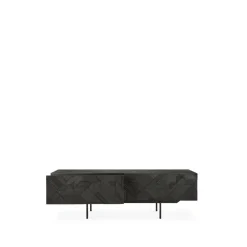 Ethnicraft Dressers & Sideboards|T.V & Media Units*Graphic media cabinet, 162 cm Black