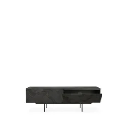 Ethnicraft Dressers & Sideboards|T.V & Media Units*Graphic media cabinet, 162 cm Black