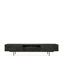 Ethnicraft Dressers & Sideboards|T.V & Media Units*Graphic media cabinet, 242 cm Black