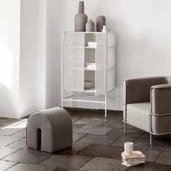 Kristina Dam Studio Display & Glass Cabinets*Grid cabinet, Black