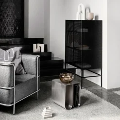 Kristina Dam Studio Display & Glass Cabinets*Grid cabinet, Black