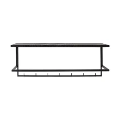 Kristina Dam Studio Hat Rack & Hat Shelves*Grid hat shelf, Black
