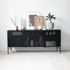 Kristina Dam Studio Dressers & Sideboards*Grid side table, Black