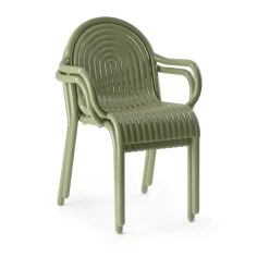 Tom Dixon Seating*Groove armchair, Moss Green