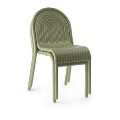 Tom Dixon Seating|Balcony Furniture*Groove chair, Moss Green