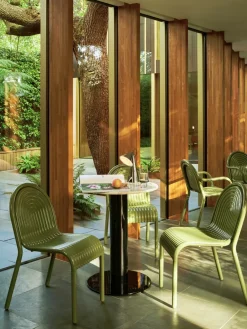 Tom Dixon Seating|Balcony Furniture*Groove chair, Moss Green
