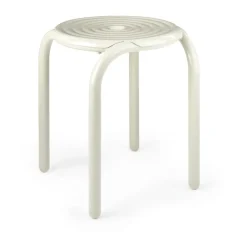 Tom Dixon Seating*Groove stool 45 cm, Putty Beige