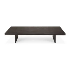Ethnicraft Coffee Tables*Grooves coffee table, Off- teak, 170x120 cm Black