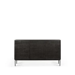 Ethnicraft Dressers & Sideboards*Grooves sideboard, 3 doors Black