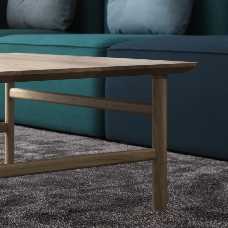 Normann Copenhagen Coffee Tables*Grow coffee table, Oak clear lacquer. large Beige