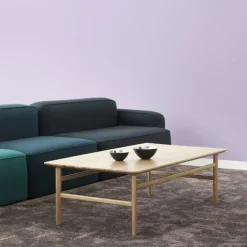 Normann Copenhagen Coffee Tables*Grow coffee table, Oak clear lacquer small Beige