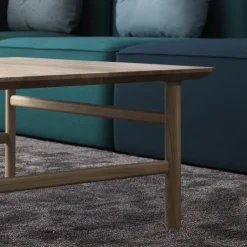 Normann Copenhagen Coffee Tables*Grow coffee table, Oak clear lacquer small Beige