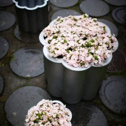 Byarums bruk Garden Details & Accessories*Gråsippa plant pot, Aluminum sand-casted, no. 2 Ø41 cm Silver-coloured