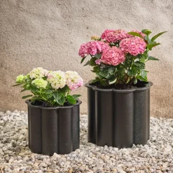 Byarums bruk Garden Details & Accessories*Gråsippa plant pot, , no. 3 Ø62 cm Black