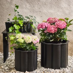 Byarums bruk Garden Details & Accessories*Gråsippa plant pot, , no. 3 Ø62 cm Black