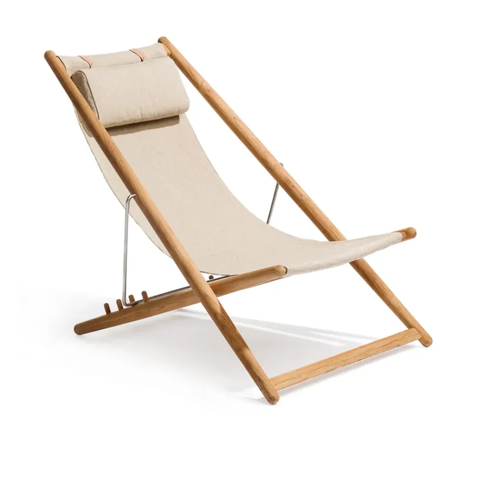 Skargaarden Seating*H55 lounge chair teak, Beige