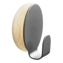 Woud Clothes Hooks & Hangers*Haak hook, Dark Grey