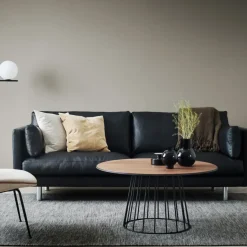1898 Sofas*Haga 3-seater sofa, Main line flax 26 camden-light oak Grey