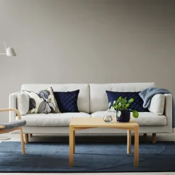1898 Sofas*Haga 3-seater sofa, Main line flax 26 camden-light oak Grey