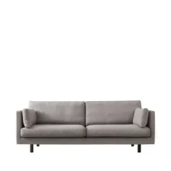 1898 Sofas*Haga 3-seater sofa, Main line flax 26-oak legs wenge stain Grey