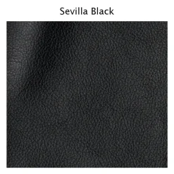 1898 Sofas*Haga 3-seater sofa, Sevilla leather . metal leg Black