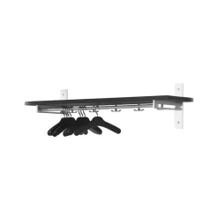 Scherlin Hat Rack & Hat Shelves*Hall shelf 7, Oak stained Black