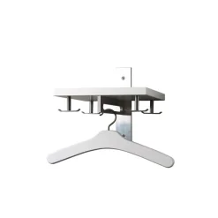 Scherlin Hat Rack & Hat Shelves*Hall shelf 5, White