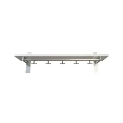 Scherlin Hat Rack & Hat Shelves*Hall shelf 7, White