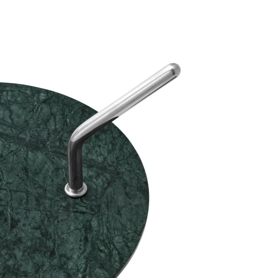 &Tradition Side Tables*Halten SH9 side table, Verde guatemala-stainless steel Green