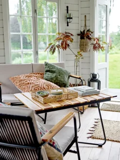 Bloomingville Table For Outdoor Use|Outdoor Lounge Furniture*Hampton coffee table 90x60x45 cm, Acacia Brown