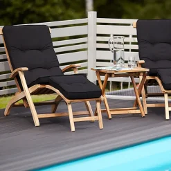 Stockamöllan Table For Outdoor Use*Hanö side table, Teak Brown