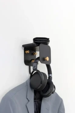 Umage Clothes Hooks & Hangers*Hang in There wall hanger, -brass Black