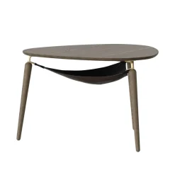 Umage Coffee Tables*Hang Out coffee cup table, Dark oak-brass Brown