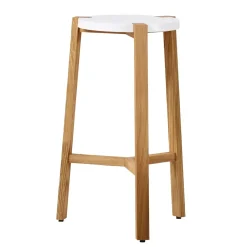 A2 Bar Stools*Happy bar stool low 66, White