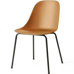 Audo Copenhagen Chairs*Harbour chair black legs, Khaki Orange