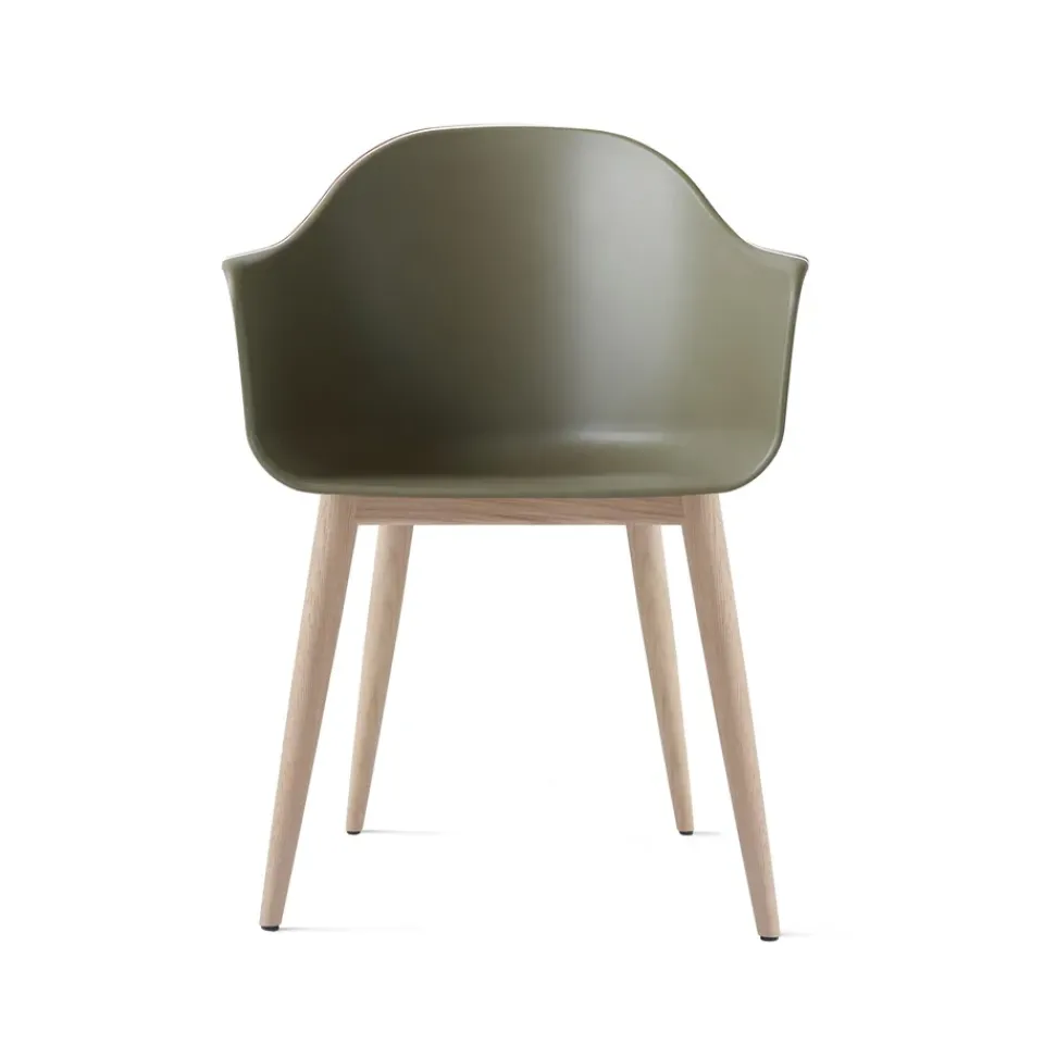 Audo Copenhagen Chairs*Harbour chair oak legs, Olive Green