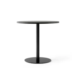 Audo Copenhagen Dining Tables*Harbour Column dining table, Oak - stand, Ø80 cm Black