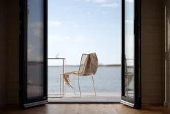 Brafab Balcony Furniture*Haru café table, Pearl , 54x61 cm White