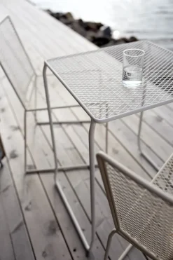 Brafab Balcony Furniture*Haru café table, Pearl , 54x61 cm White