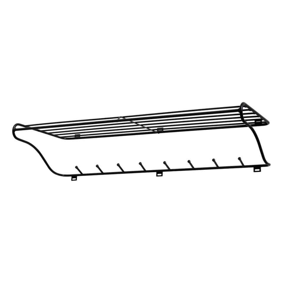 Maze Hat Rack & Hat Shelves*Hat Rack L, Black