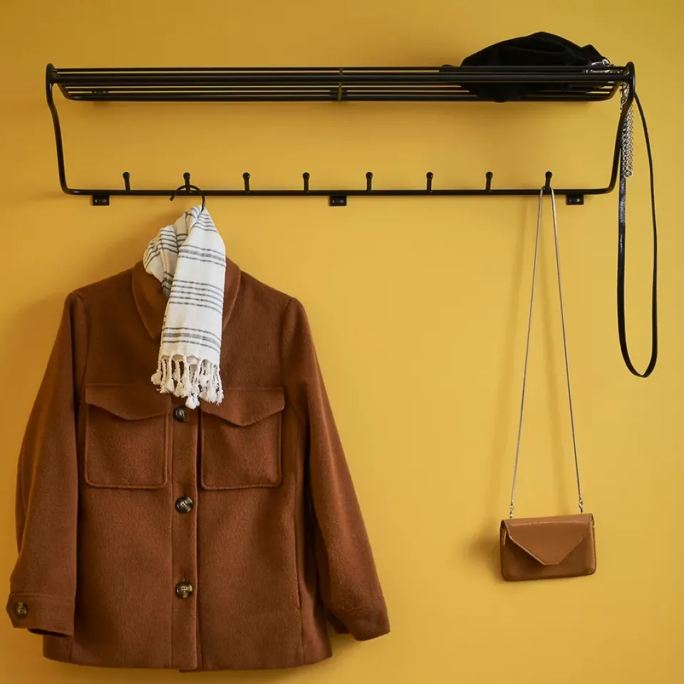 Maze Hat Rack & Hat Shelves*Hat Rack L, Black