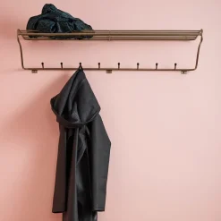 Maze Hat Rack & Hat Shelves*Hat Rack L, brass Gold-coloured