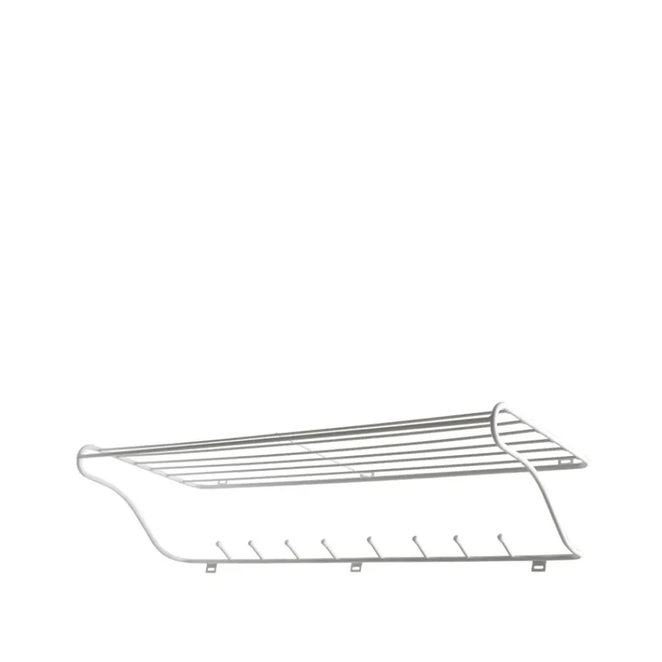 Maze Hat Rack & Hat Shelves*Hat Rack L, White